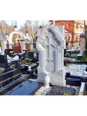 Хачкар из белого мрамора Коелга — ritualum.ru Хачкар из белого мрамора Коелга — ritualum.ru